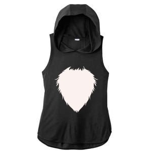 Fox Body Chest Costume Easy Halloween Costume Gift Funny Ladies PosiCharge Tri-Blend Wicking Draft Hoodie Tank