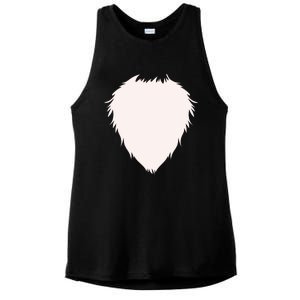 Fox Body Chest Costume Easy Halloween Costume Gift Funny Ladies PosiCharge Tri-Blend Wicking Tank