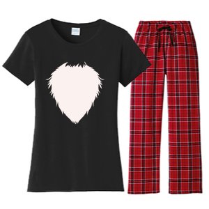 Fox Body Chest Costume Easy Halloween Costume Gift Funny Women's Flannel Pajama Set