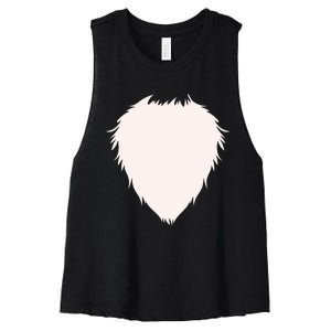 Fox Body Chest Costume Easy Halloween Costume Gift Funny Women's Racerback Cropped Tank