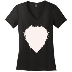 Fox Body Chest Costume Easy Halloween Costume Gift Funny Women's V-Neck T-Shirt