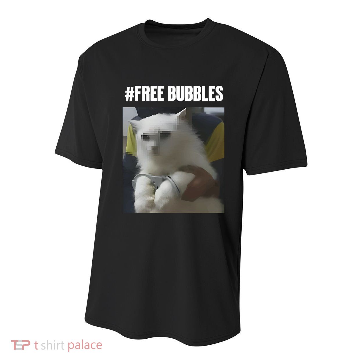Free Bubbles Cat Youth Performance Sprint T-Shirt