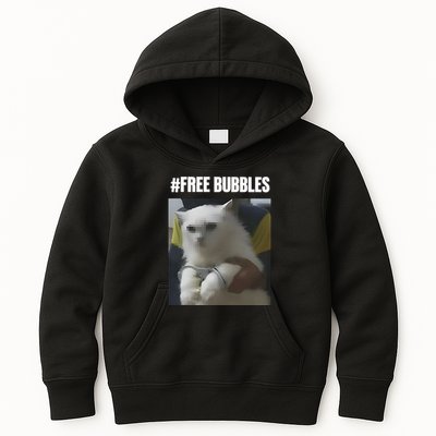 Free Bubbles Cat Kids Hoodie