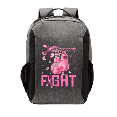 Fight Breast Cancer Awareness Boxing Gloves Warrior Vector Backpack