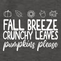 Fall Breeze Crunchy Leaves Pumpkins Please Vector Backpack