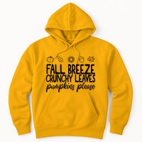 Fall Breeze Crunchy Leaves Pumpkins Please Hoodie