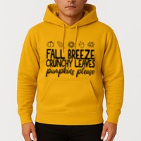 Fall Breeze Crunchy Leaves Pumpkins Please Hoodie