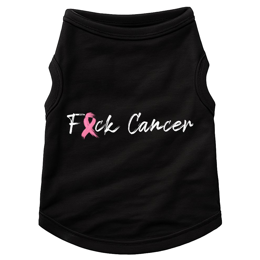 Fuck Breast Cancer | Pink Ribbon Doggie Tank