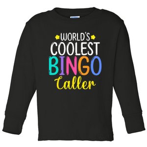 Funny Bingo Caller Gambling Bingo Player Bingo Toddler Long Sleeve Shirt