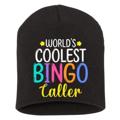 Funny Bingo Caller Gambling Bingo Player Bingo Short Acrylic Beanie