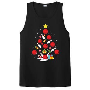 Funny Bowling Christmas Tree Lights Xmas Gifts For Men Women PosiCharge Competitor Tank