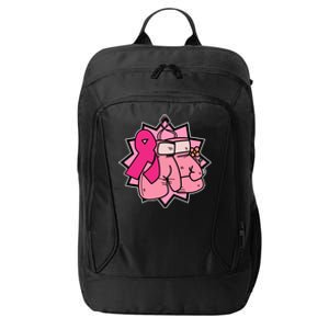 Fight Breast Cancer Boxing City Backpack