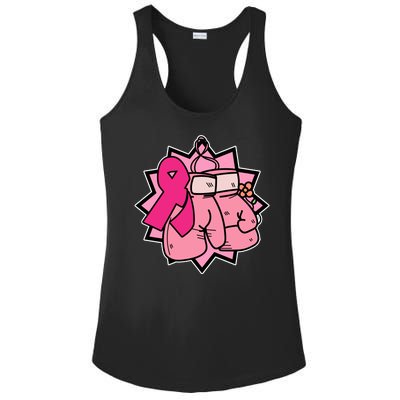 Fight Breast Cancer Boxing Ladies PosiCharge Competitor Racerback Tank