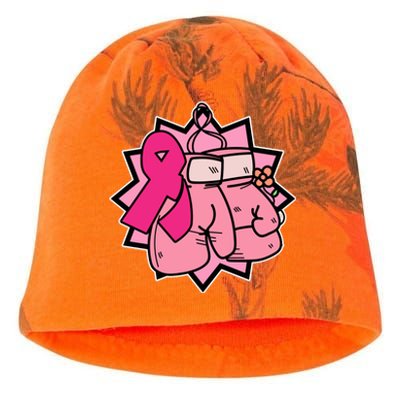 Fight Breast Cancer Boxing Kati - Camo Knit Beanie