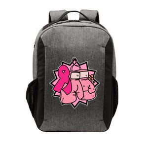 Fight Breast Cancer Boxing Vector Backpack