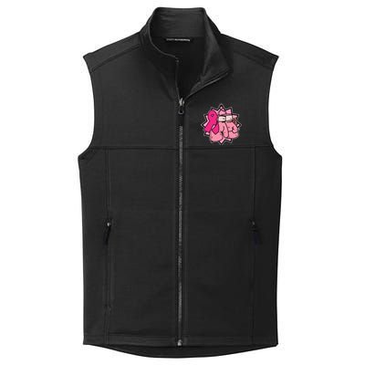 Fight Breast Cancer Boxing Collective Smooth Fleece Vest