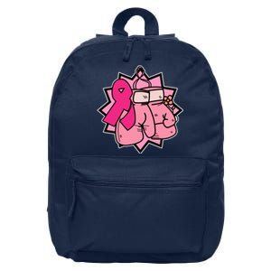 Fight Breast Cancer Boxing 16 in Basic Backpack