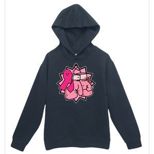 Fight Breast Cancer Boxing Urban Pullover Hoodie