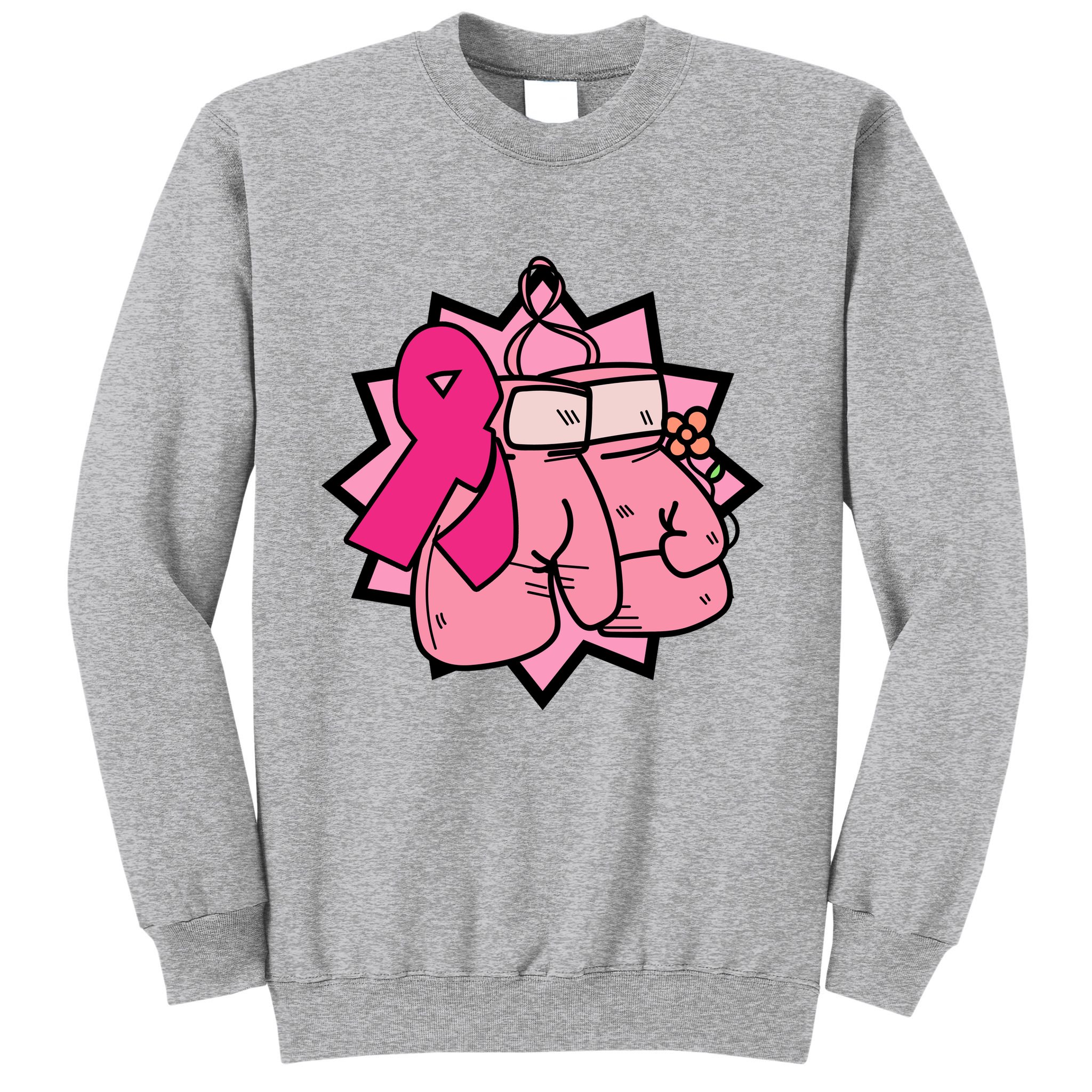 Fight Breast Cancer Boxing Sweatshirt