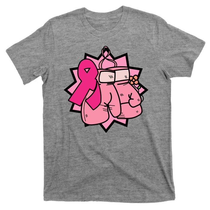 Fight Breast Cancer Boxing T-Shirt