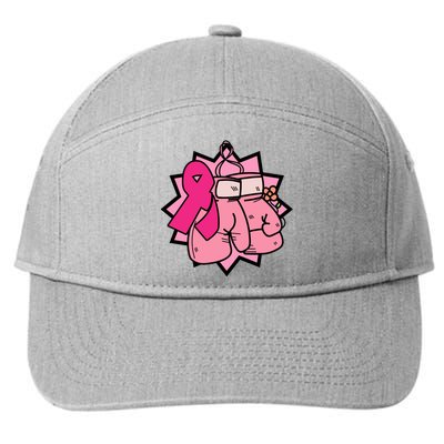 Fight Breast Cancer Boxing 7-Panel Snapback Hat