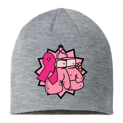 Fight Breast Cancer Boxing Sustainable Beanie