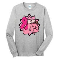 Fight Breast Cancer Boxing Tall Long Sleeve T-Shirt