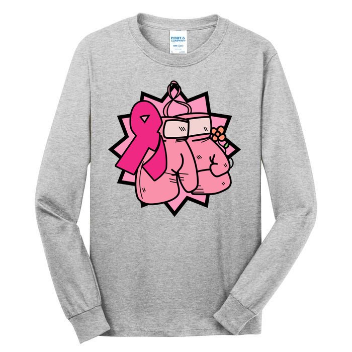 Fight Breast Cancer Boxing Tall Long Sleeve T-Shirt