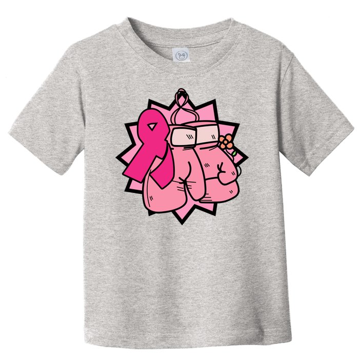 Fight Breast Cancer Boxing Toddler T-Shirt