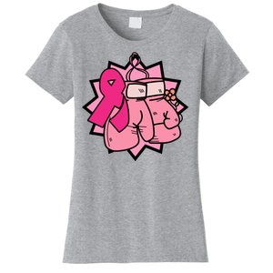 Fight Breast Cancer Boxing Women's T-Shirt