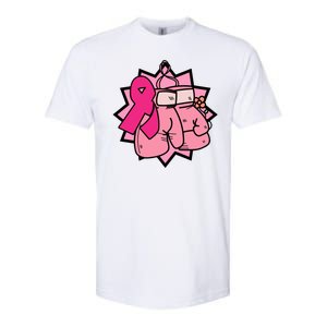 Fight Breast Cancer Boxing Softstyle CVC T-Shirt