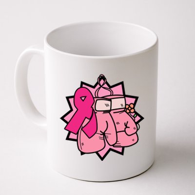 Fight Breast Cancer Boxing Coffee Mug