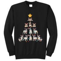 French Bulldog Christmas Tree Frenchie Dog Xmas Pjs Pajamas Sweatshirt