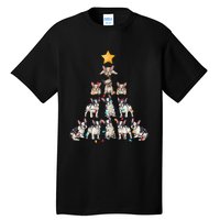 French Bulldog Christmas Tree Frenchie Dog Xmas Pjs Pajamas Tall T-Shirt