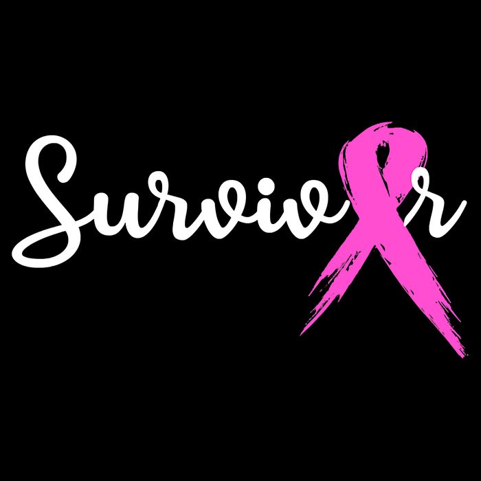 Funny Breast Cancer Awareness Pink Ribbon Survivor Drawstring Bag