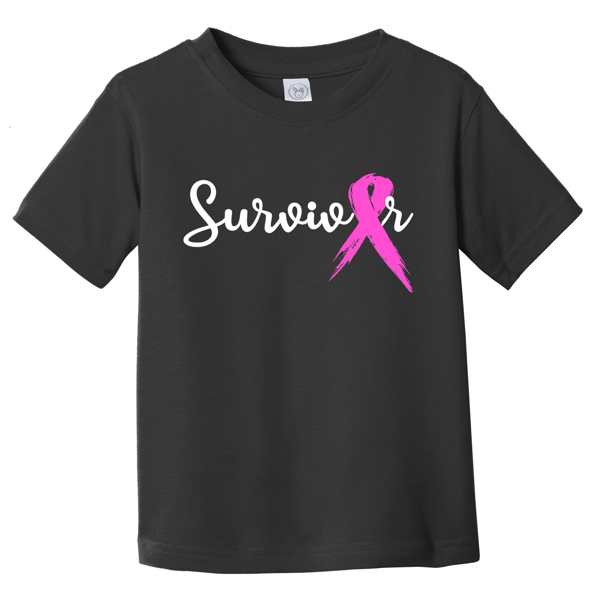 Funny Breast Cancer Awareness Pink Ribbon Survivor Toddler T-Shirt