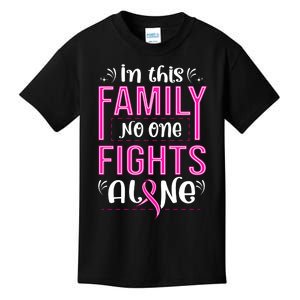 Family Breast Cancer Awareness T Kids T-Shirt