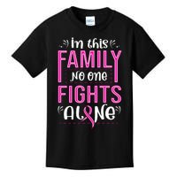 Family Breast Cancer Awareness T Kids T-Shirt