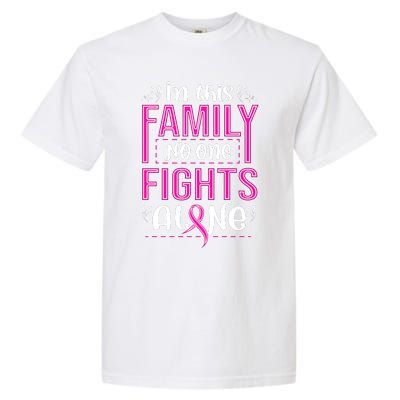 Family Breast Cancer Awareness T Garment-Dyed Heavyweight T-Shirt