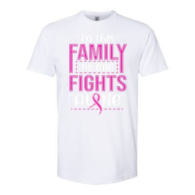 Family Breast Cancer Awareness T Softstyle CVC T-Shirt