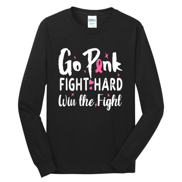 Funny Breast Cancer Awareness Pink Ribbon Tall Long Sleeve T-Shirt