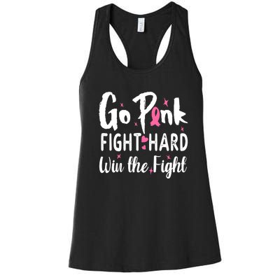 Funny Breast Cancer Awareness Pink Ribbon Women's Racerback Tank