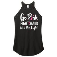 Funny Breast Cancer Awareness Pink Ribbon Women's Perfect Tri Rocker Tank