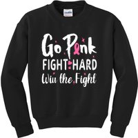 Funny Breast Cancer Awareness Pink Ribbon Kids Sweatshirt