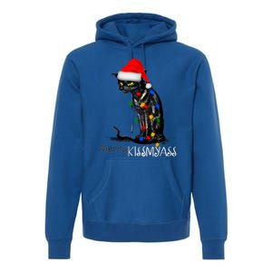 Funny Black Cat Merry Myass Xmas Chritsmas Gift Premium Hoodie