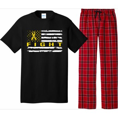 Fight Bone Cancer Awareness Pajama Set