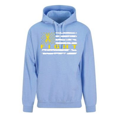 Fight Bone Cancer Awareness Unisex Surf Hoodie