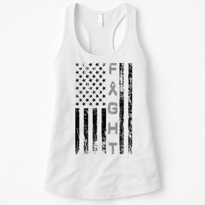 Fight Brain Cancer Awareness Womens Tank Top