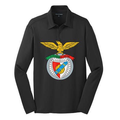 Funny Benfica Club Supporter Fan Portugal Portuguese Silk Touch Performance Long Sleeve Polo