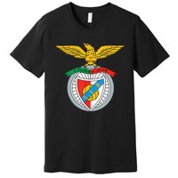 Funny Benfica Club Supporter Fan Portugal Portuguese Premium T-Shirt